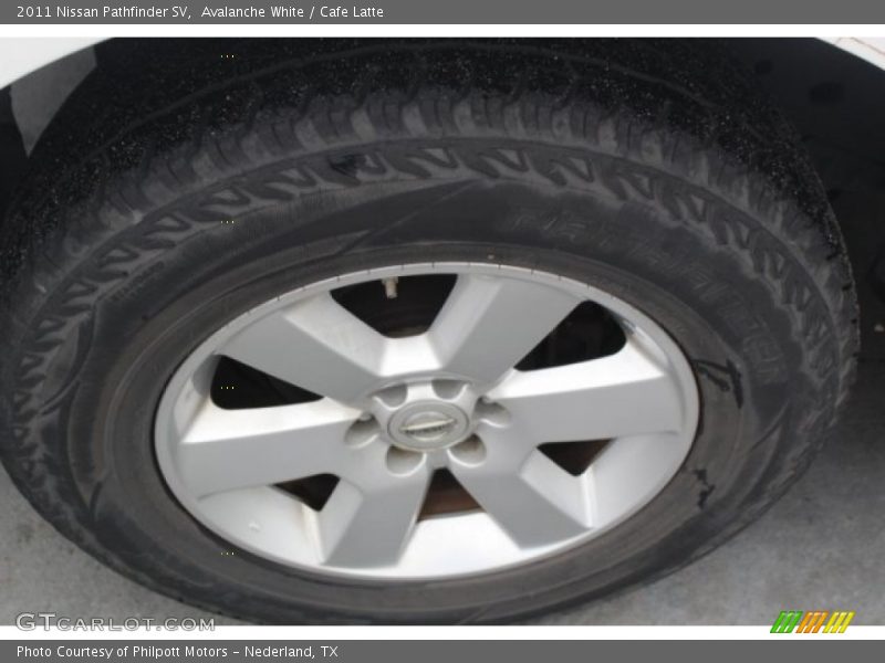 Avalanche White / Cafe Latte 2011 Nissan Pathfinder SV