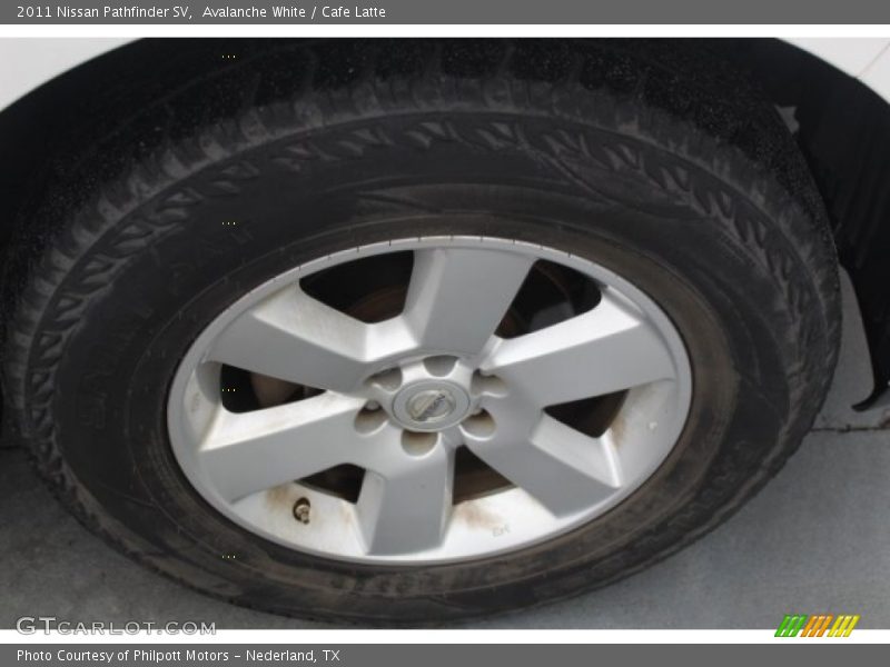 Avalanche White / Cafe Latte 2011 Nissan Pathfinder SV