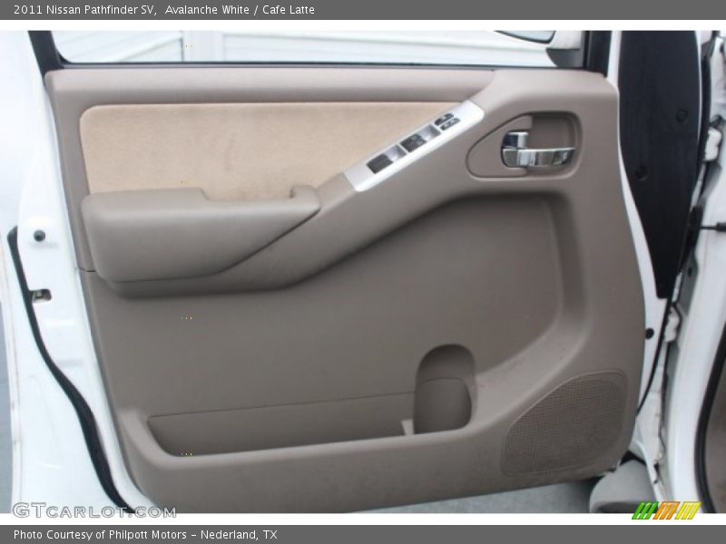 Avalanche White / Cafe Latte 2011 Nissan Pathfinder SV
