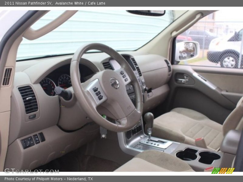 Avalanche White / Cafe Latte 2011 Nissan Pathfinder SV