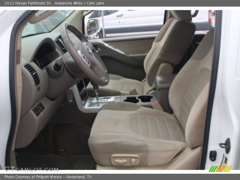 Avalanche White / Cafe Latte 2011 Nissan Pathfinder SV