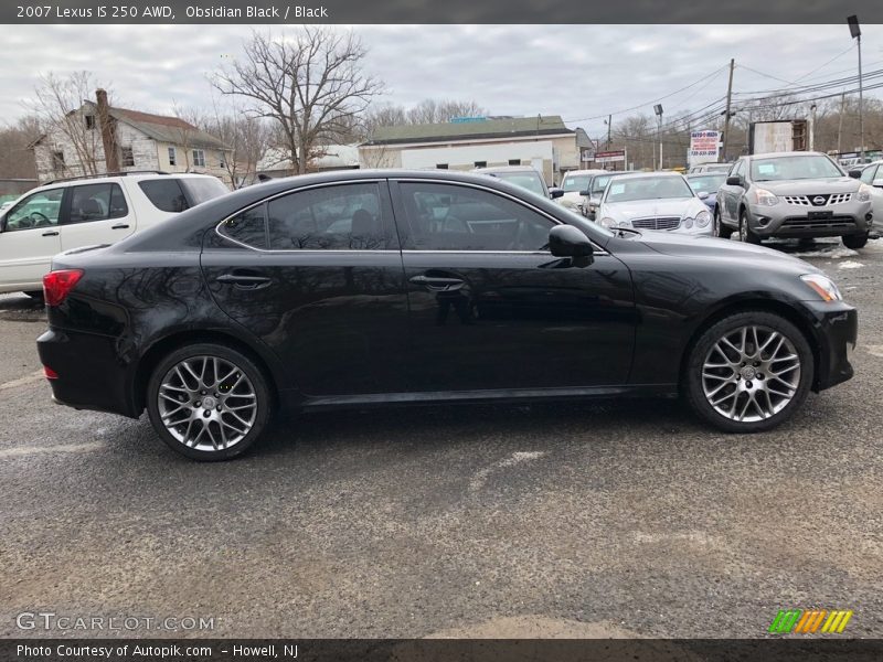 Obsidian Black / Black 2007 Lexus IS 250 AWD