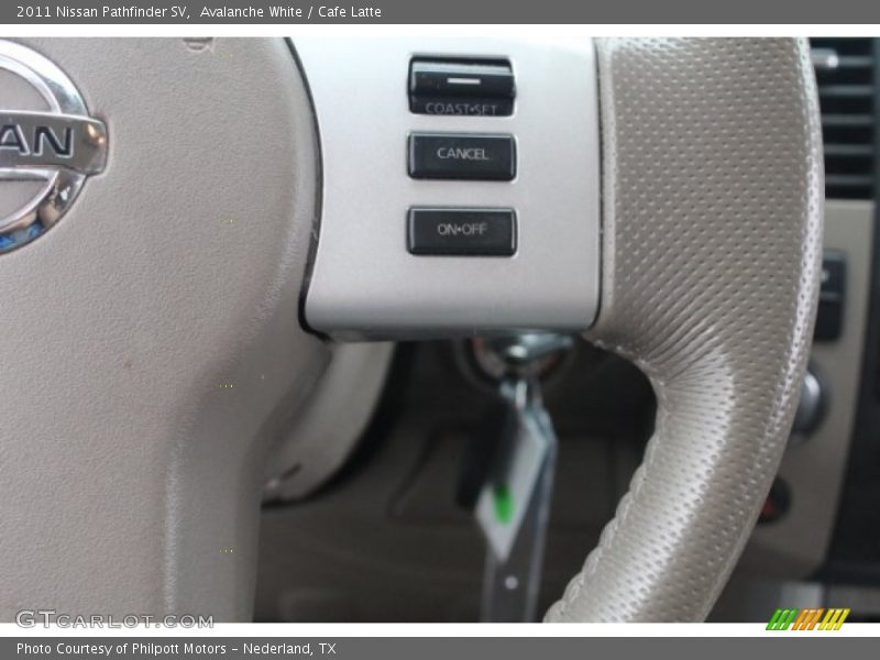Avalanche White / Cafe Latte 2011 Nissan Pathfinder SV