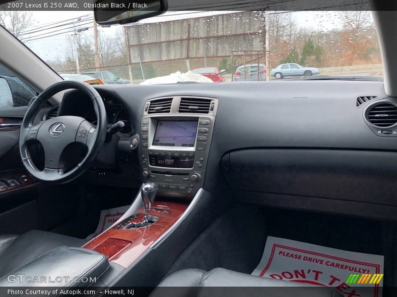 Obsidian Black / Black 2007 Lexus IS 250 AWD