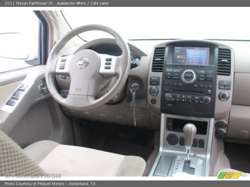 Avalanche White / Cafe Latte 2011 Nissan Pathfinder SV