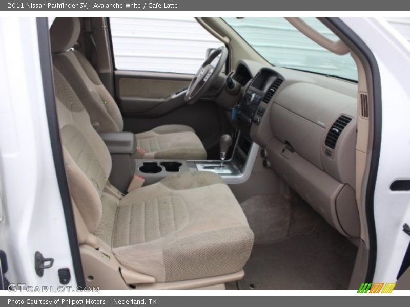 Avalanche White / Cafe Latte 2011 Nissan Pathfinder SV