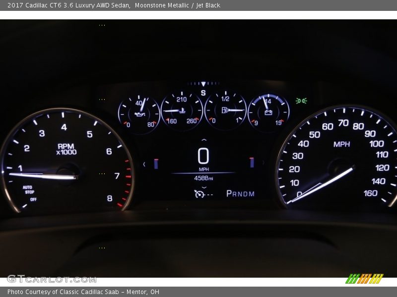 Moonstone Metallic / Jet Black 2017 Cadillac CT6 3.6 Luxury AWD Sedan