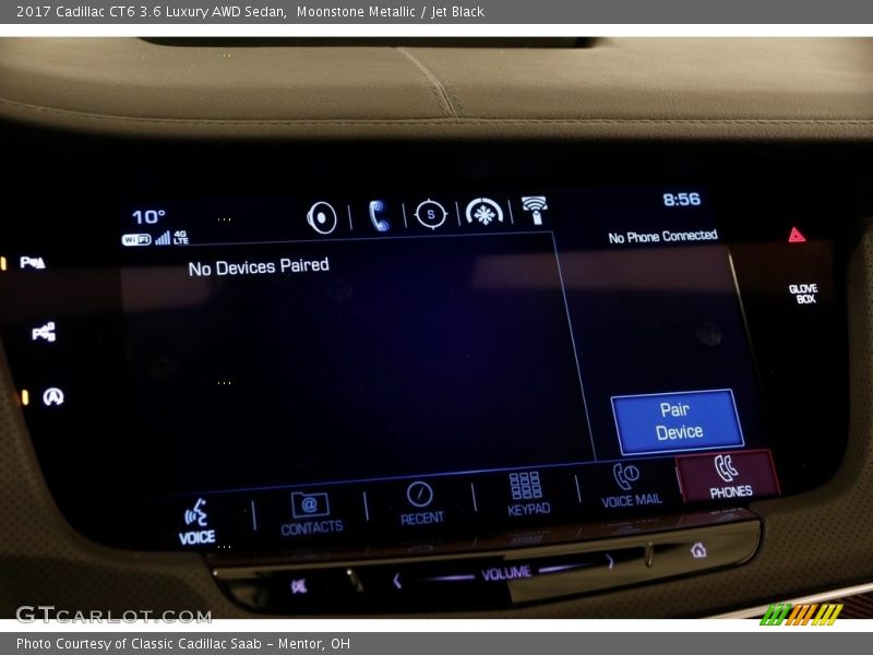 Moonstone Metallic / Jet Black 2017 Cadillac CT6 3.6 Luxury AWD Sedan