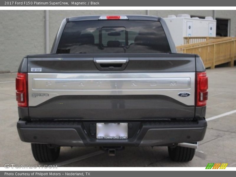 Magnetic / Black 2017 Ford F150 Platinum SuperCrew