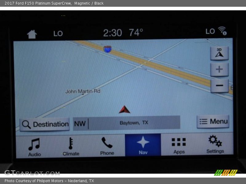 Magnetic / Black 2017 Ford F150 Platinum SuperCrew