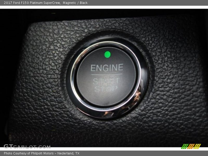 Magnetic / Black 2017 Ford F150 Platinum SuperCrew
