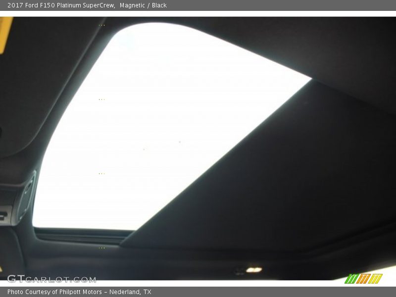 Magnetic / Black 2017 Ford F150 Platinum SuperCrew