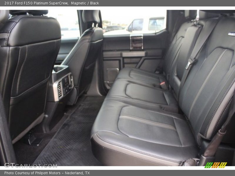 Magnetic / Black 2017 Ford F150 Platinum SuperCrew