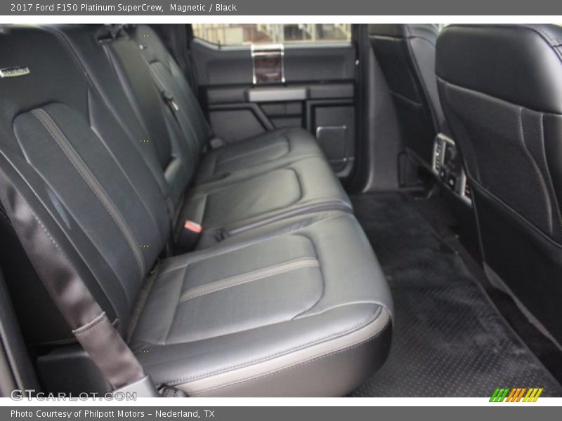 Magnetic / Black 2017 Ford F150 Platinum SuperCrew