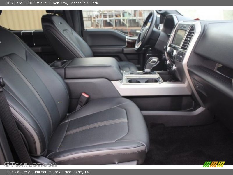 Magnetic / Black 2017 Ford F150 Platinum SuperCrew