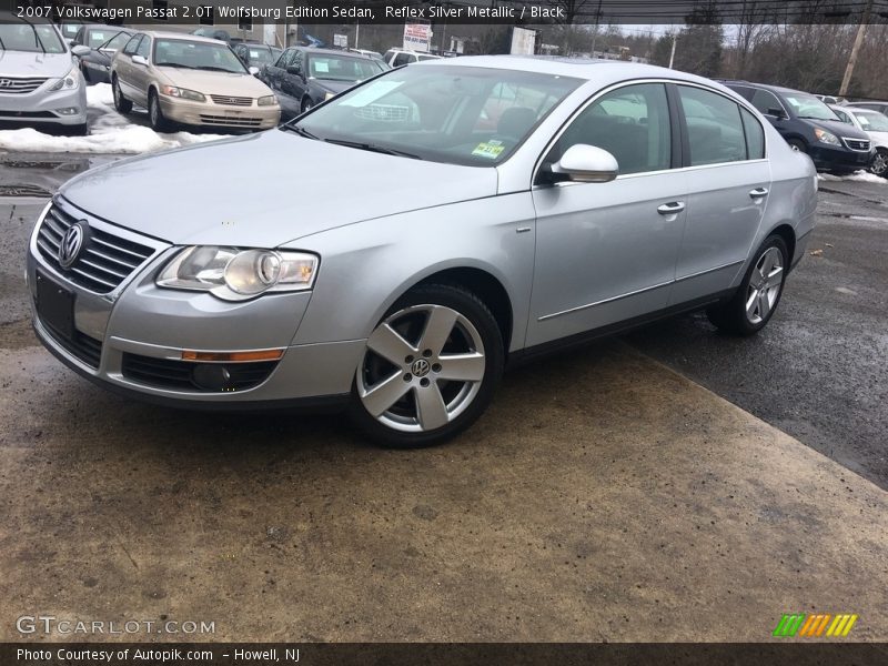 Reflex Silver Metallic / Black 2007 Volkswagen Passat 2.0T Wolfsburg Edition Sedan