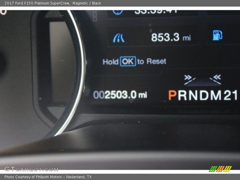 Magnetic / Black 2017 Ford F150 Platinum SuperCrew