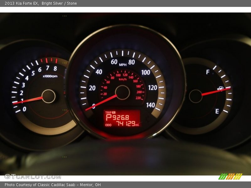 Bright Silver / Stone 2013 Kia Forte EX