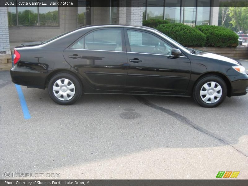 Black / Stone 2002 Toyota Camry LE