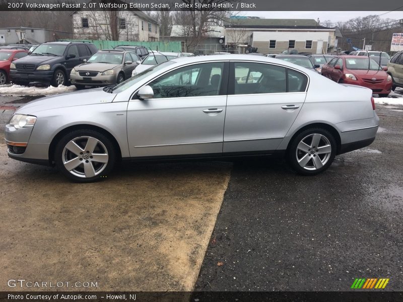 Reflex Silver Metallic / Black 2007 Volkswagen Passat 2.0T Wolfsburg Edition Sedan