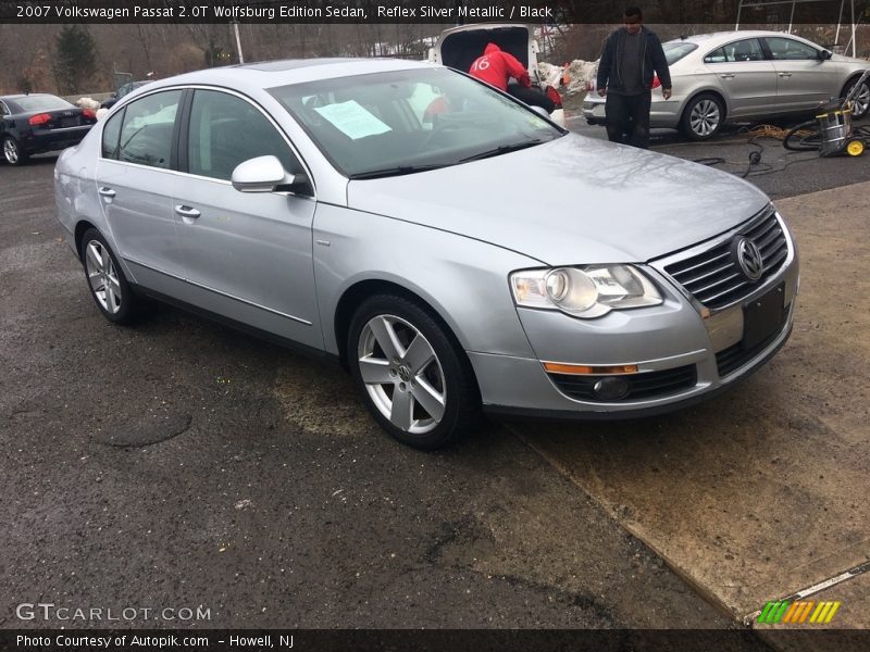 Reflex Silver Metallic / Black 2007 Volkswagen Passat 2.0T Wolfsburg Edition Sedan