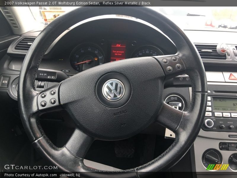 Reflex Silver Metallic / Black 2007 Volkswagen Passat 2.0T Wolfsburg Edition Sedan