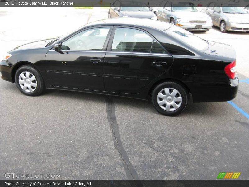 Black / Stone 2002 Toyota Camry LE