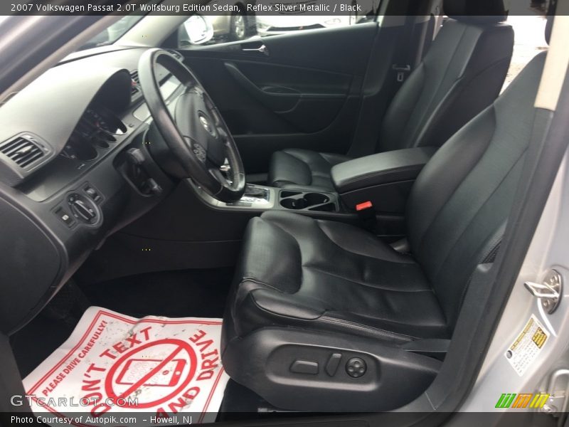 Reflex Silver Metallic / Black 2007 Volkswagen Passat 2.0T Wolfsburg Edition Sedan