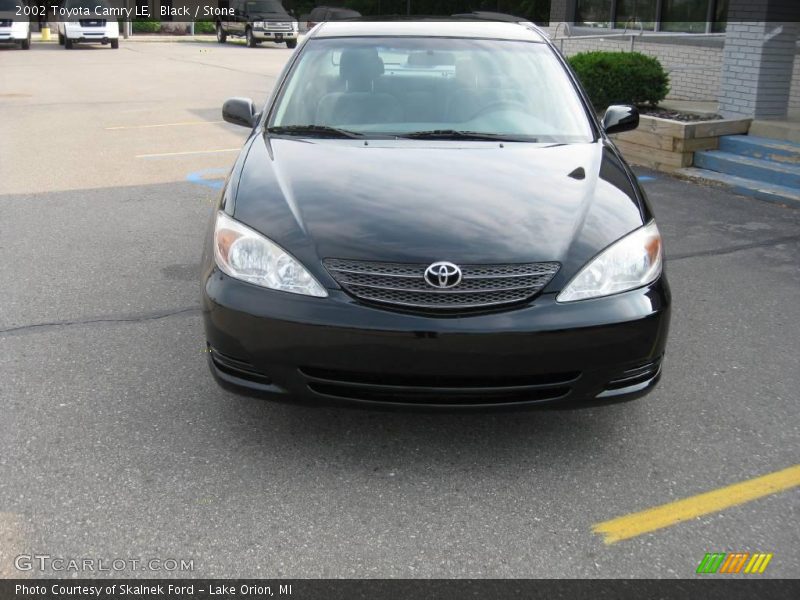 Black / Stone 2002 Toyota Camry LE
