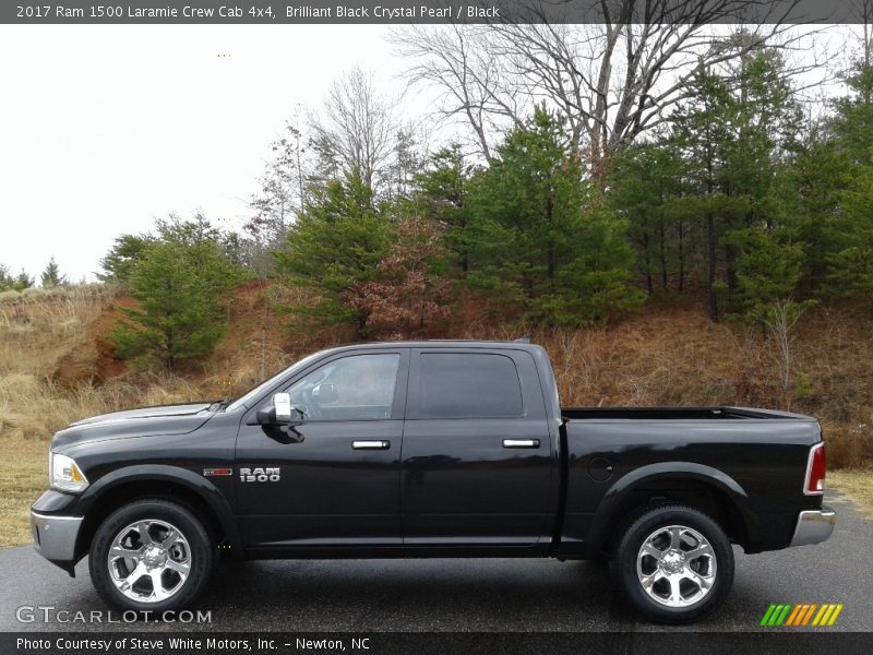  2017 1500 Laramie Crew Cab 4x4 Brilliant Black Crystal Pearl