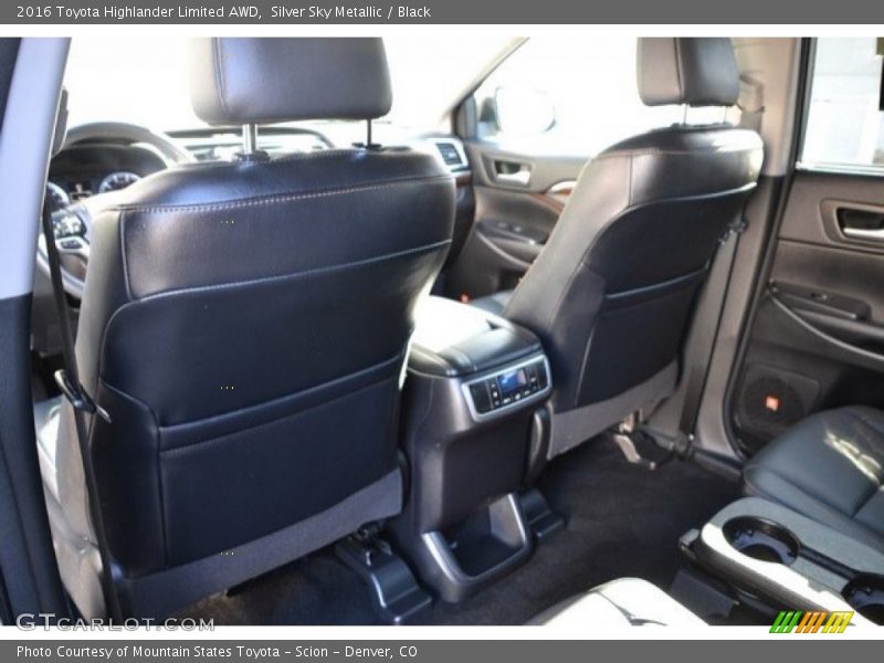 Silver Sky Metallic / Black 2016 Toyota Highlander Limited AWD