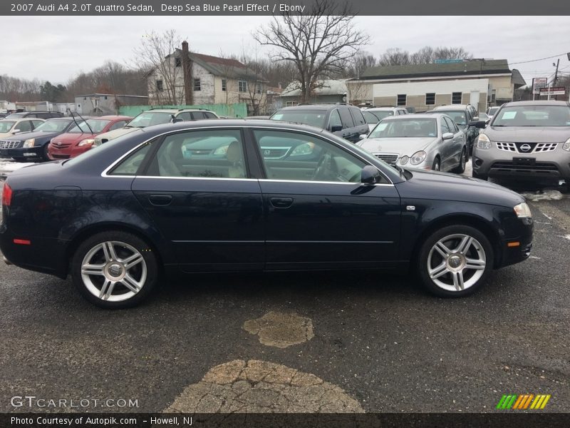 Deep Sea Blue Pearl Effect / Ebony 2007 Audi A4 2.0T quattro Sedan