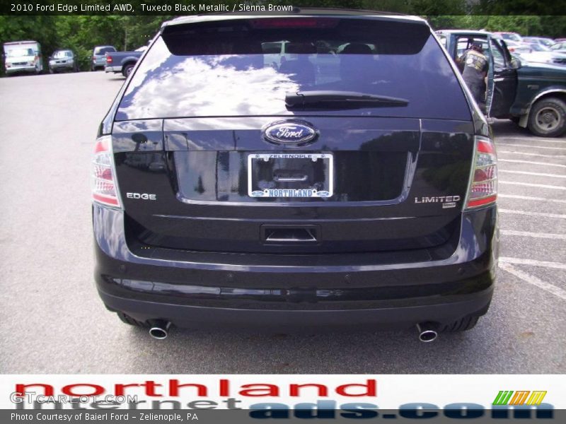 Tuxedo Black Metallic / Sienna Brown 2010 Ford Edge Limited AWD