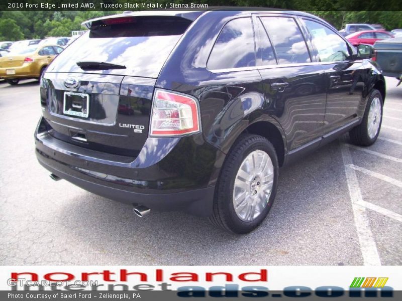 Tuxedo Black Metallic / Sienna Brown 2010 Ford Edge Limited AWD