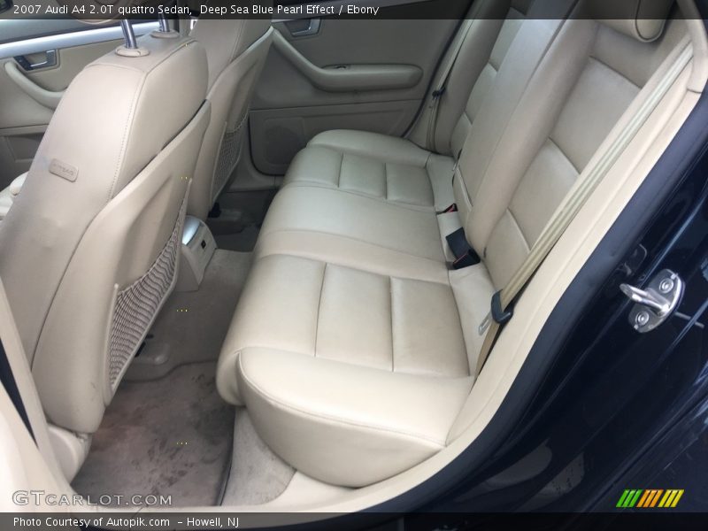 Deep Sea Blue Pearl Effect / Ebony 2007 Audi A4 2.0T quattro Sedan
