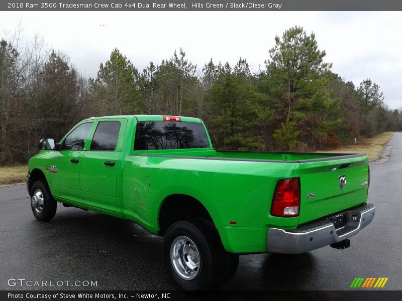  2018 3500 Tradesman Crew Cab 4x4 Dual Rear Wheel Hills Green