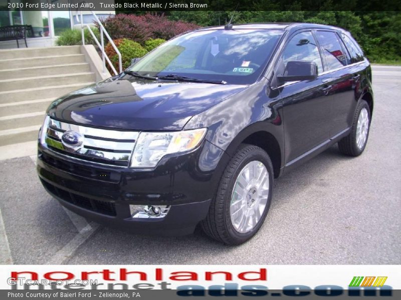 Tuxedo Black Metallic / Sienna Brown 2010 Ford Edge Limited AWD