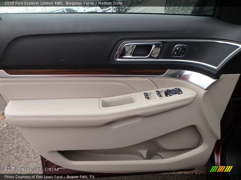 Burgundy Velvet / Medium Stone 2018 Ford Explorer Limited 4WD