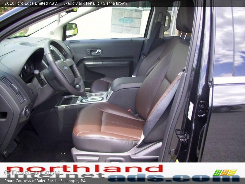 Tuxedo Black Metallic / Sienna Brown 2010 Ford Edge Limited AWD