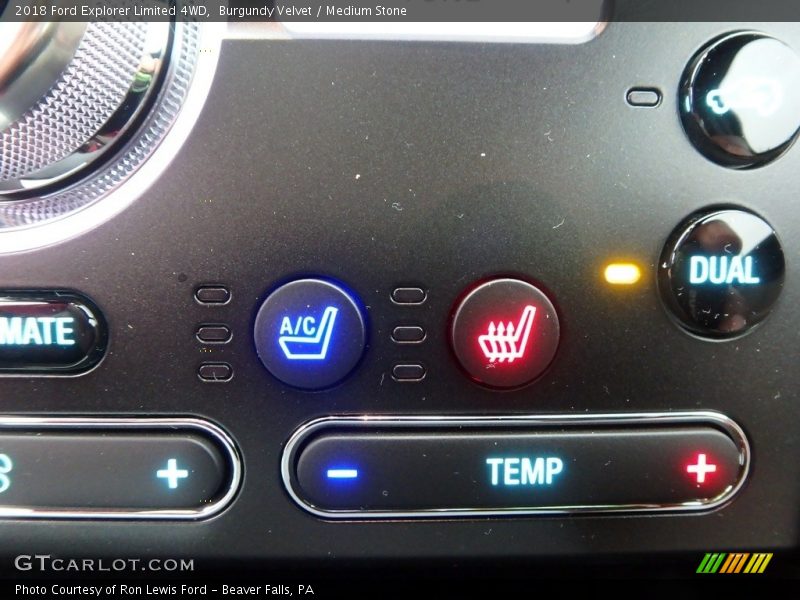 Burgundy Velvet / Medium Stone 2018 Ford Explorer Limited 4WD