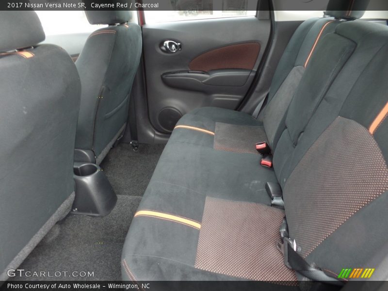 Rear Seat of 2017 Versa Note SR