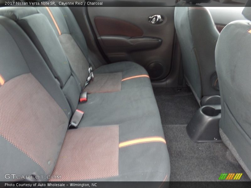 Rear Seat of 2017 Versa Note SR