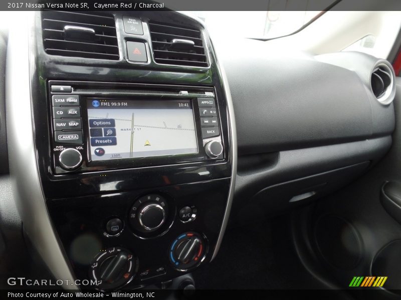 Navigation of 2017 Versa Note SR