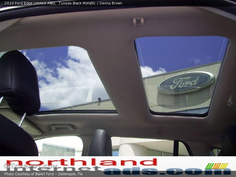 Tuxedo Black Metallic / Sienna Brown 2010 Ford Edge Limited AWD