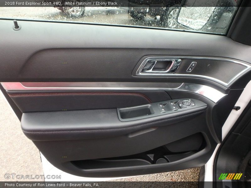 Door Panel of 2018 Explorer Sport 4WD
