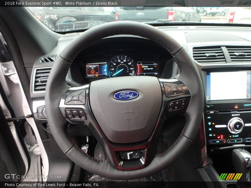 2018 Explorer Sport 4WD Steering Wheel