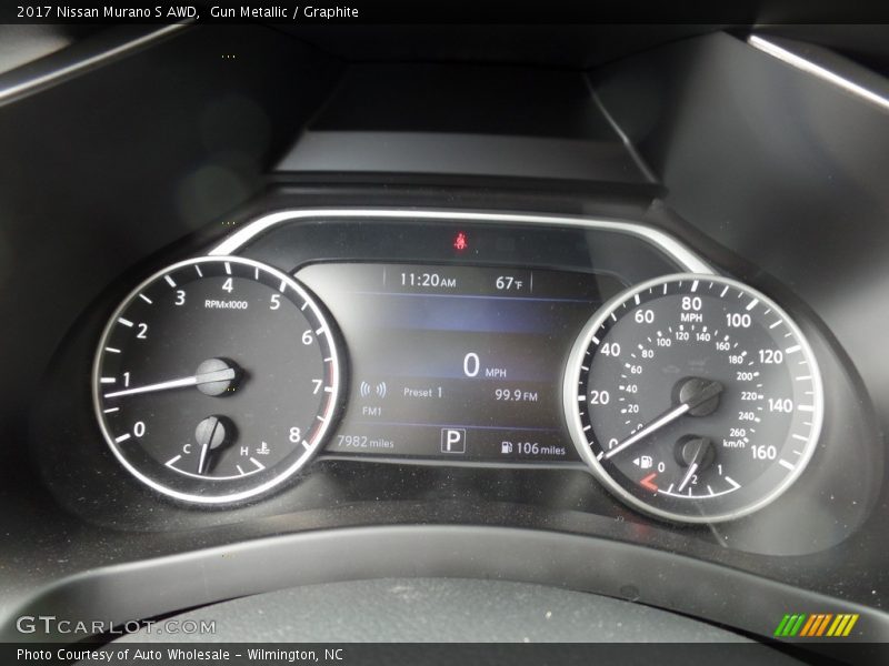 Gun Metallic / Graphite 2017 Nissan Murano S AWD