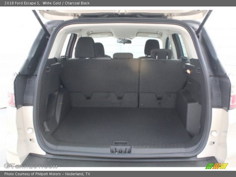 White Gold / Charcoal Black 2018 Ford Escape S
