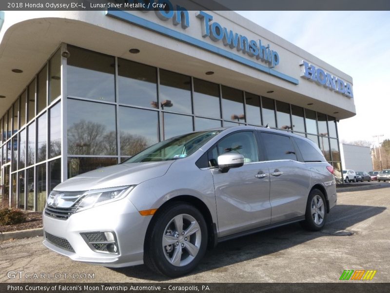 Lunar Silver Metallic / Gray 2018 Honda Odyssey EX-L
