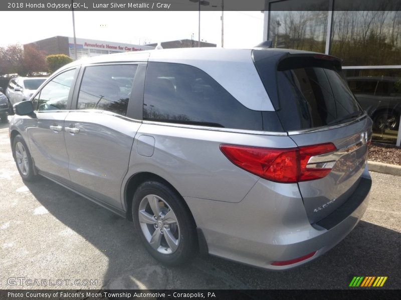 Lunar Silver Metallic / Gray 2018 Honda Odyssey EX-L